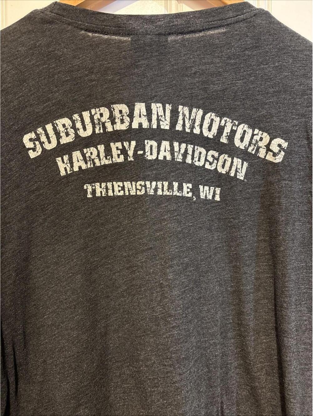 Harley Davidson Mens T-Shirts Lot of 2 Size 3XL Gray Lightweight Great Condition - Picture 7 of 9